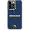 West Virginia University Blue Wood Floor iPhone 16 Pro Clear Case